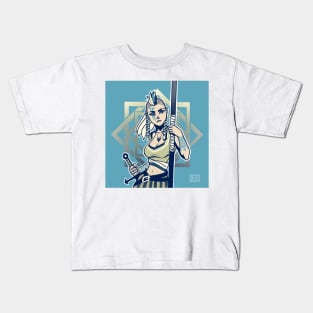 Viking Girl Kids T-Shirt